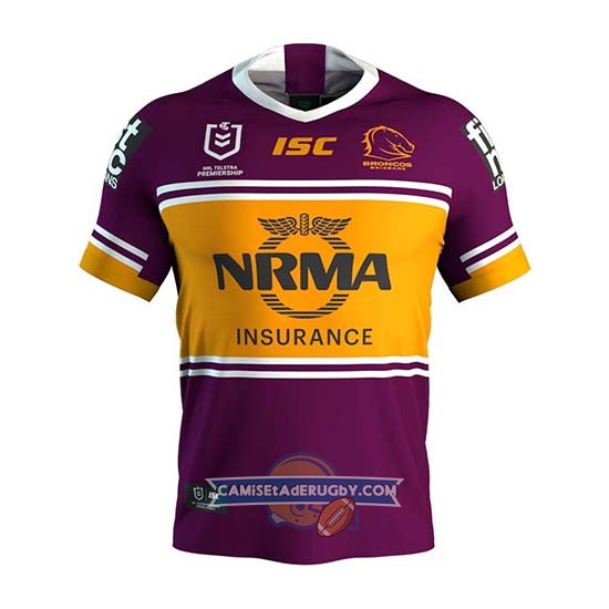 Camiseta Brisbane Broncos Rugby 2019 Local